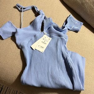 Zara Knotted Rib Dress